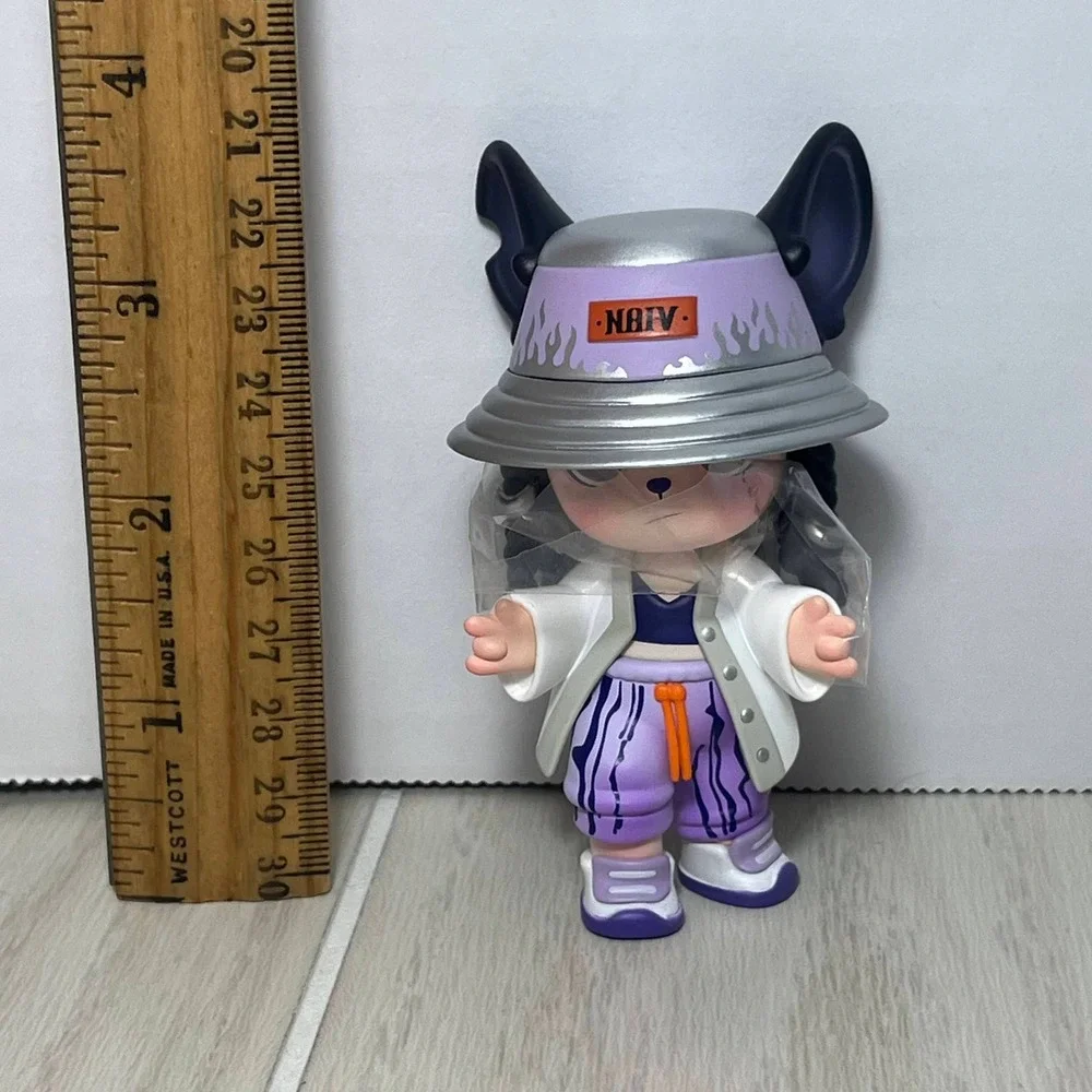 Rolife NAI-V Spice Girls Series Rapper Figure Blind Box Chain Purple Cat Girl